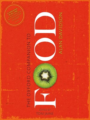 cover image of The Oxford Companion to Food